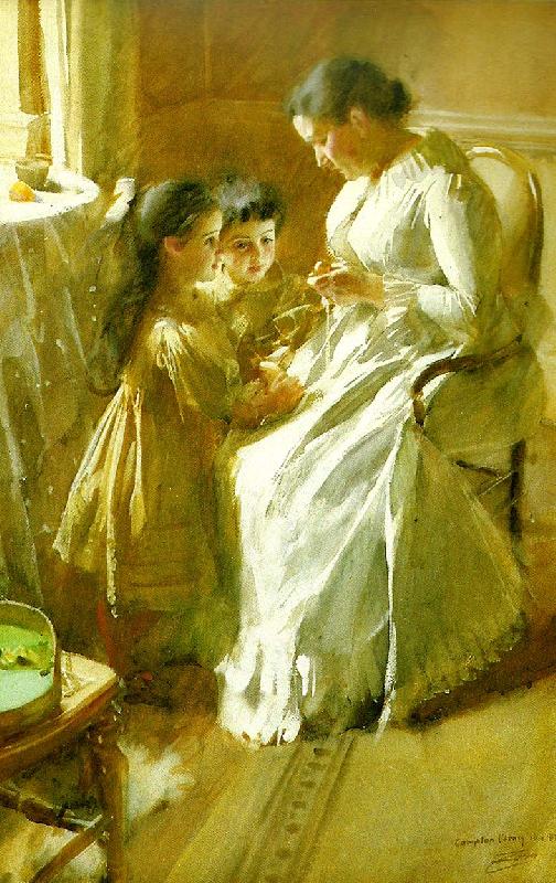 Anders Zorn barnen mayer, oil painting image